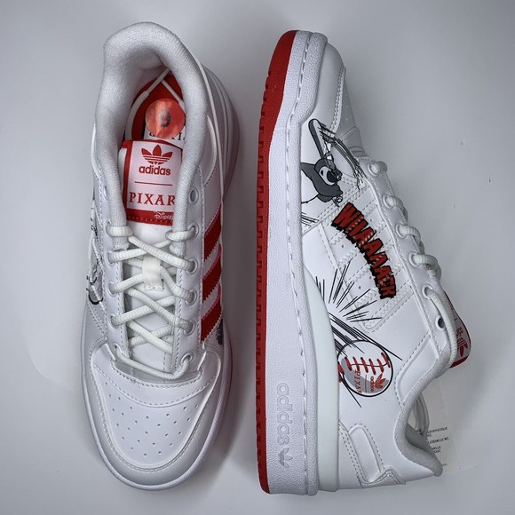 Adidas X Disney Pixar Forum Low White Scarlet Red Mens Size 6 GX0991 RARE NEW main image 6